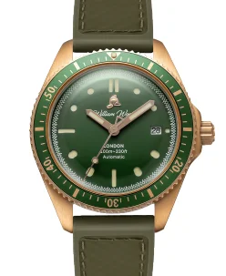 William Wood Watches Bronze Emerald