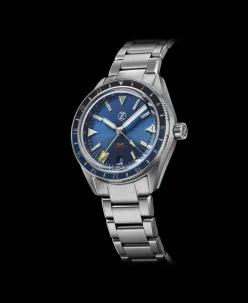 Zelos Horizons V2 GMT 200m SS Midnight Blue
