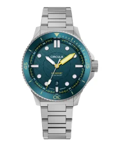 Circula Watches DiveSport Titanium Petrol