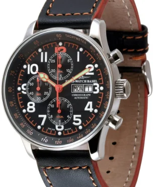 Zeno-Watch Basel X-Large C Pilot Chronograph Day-Date