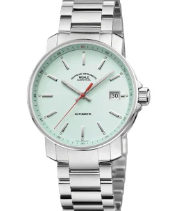 Mühle Glashütte 29er in mint with bracelet