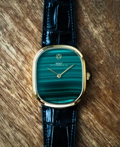 WMT Watches Cushion – Malachite Stone Dial Limited Edition