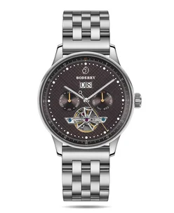 Boderry THE CHECKMATE Complication Automatic Watch with Date,Day,Month Display-Pelelith & Bracelet