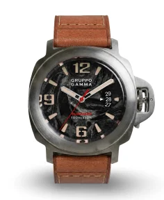 Gruppo Gamma VANGUARD Stainless Steel w/ Date – Luminous Forged Carbon Dial
