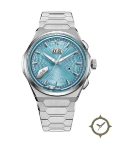 Sound Of Nature Guilloche Dial Ice Blue Titanium Chiming