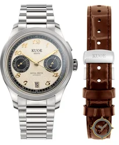 Kuoe ROYAL SMITH 90-010 Automatic Panda x Grainy Finish Dial