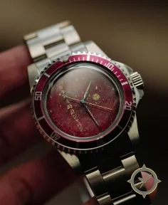 Katabami Watch Japan The Diver "Garnet"