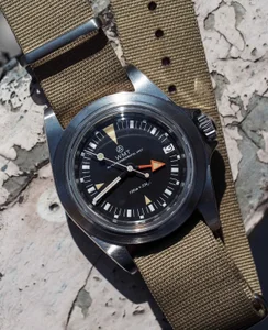 WMT Watches Royal Marine 1950 MKII – Ember Dial Edition (Aged)