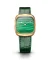 Natural Malachite Stone In Gold
