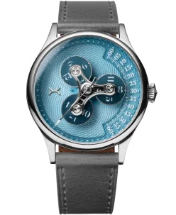 Xeric Triptych II Automatic Wandering Hour Ice Blue
