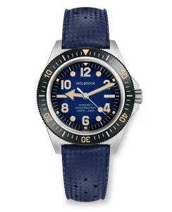 Wolbrook Skindiver II Automatic "Jumbo Indices" Smoked Blue