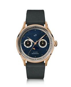 AV86 1968 Moonphase Rose Gold Dark Blue