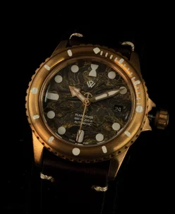 Wicked Watch Co. Phoenix BGW9 — Bronze PEARL DIVER Date