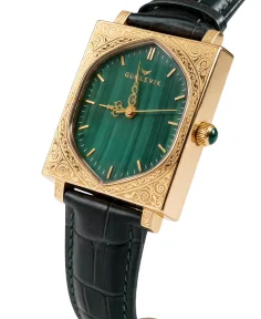 Gurlevik Gates Gold Engraved Malakit