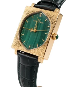 Gurlevik Gates Gold Engraved Malakit