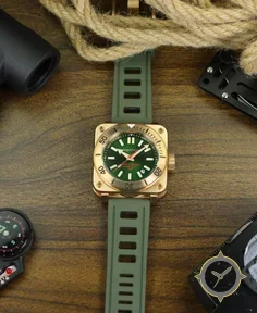 Super Bronze Tritium Green Dial