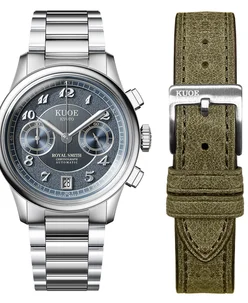 Kuoe ROYAL SMITH 90-012 Automatic Chronograph, Navy Dial