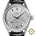Classic GMT Automatic Silver Black Leather Strap (KN008-SVBKLE)