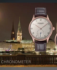 Hentschel Hamburg H1 CHRONOMETER 18ct red gold