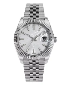 San Martin SN0058G No Logo White MOP Dial SW200