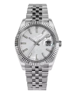 San Martin SN0058G No Logo White MOP Dial SW200