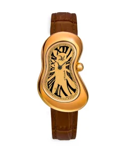 Exaequo Dalì Minuscule Melting Watch PVDYG SS 316L Gold Yellow One of 888