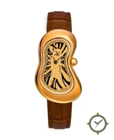 Exaequo Dalì Minuscule Melting Watch PVDYG SS 316L Gold Yellow One of 888