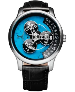 Xeric Triptych Automatic Wandering Hour Stone Edition Turquoise