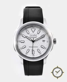 Top Side Crew Stainless Steel White Dial