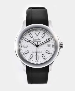 Scurfa Top Side Crew Stainless Steel White Dial