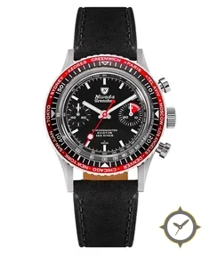 Nivada Grenchen White Lollipop Manual INTER.BEZEL