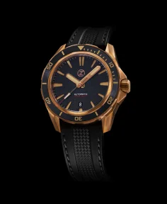 Zelos Swordfish Bronze 300m Diver ETA 2892 'Black Sand'