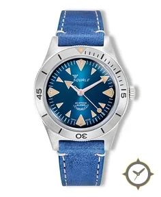 Super-Squale Big Arrows Blue Leather