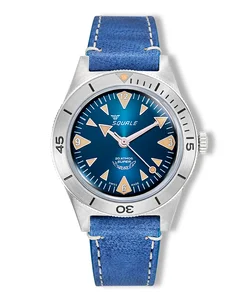 Squale Super-Squale Big Arrows Blue Leather