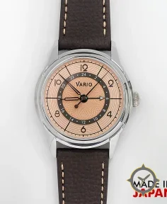 Vario Empire Seasons True GMT Autumn Salmon Automatic Dress Watch