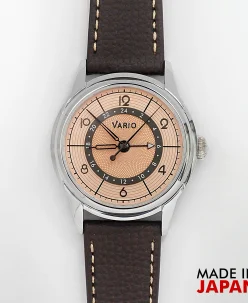 Vario Empire Seasons True GMT Autumn Salmon Automatic Dress Watch