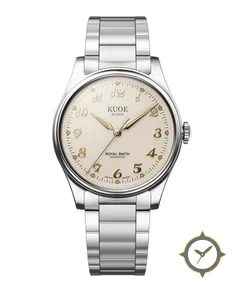 ROYAL SMITH 90-006 Breguet Numerals Silver Case Ivory Dial