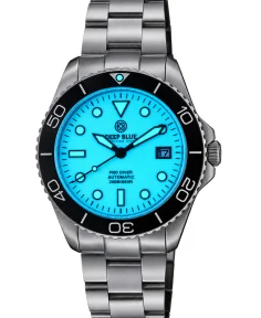 Bernhardt Watch Pro Diver 200 — White Full Lume