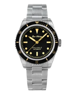 San Martin SN004-G-V3 Black dial with NH35 With Logo