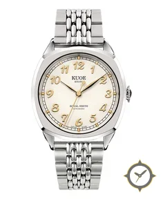 ROYAL SMITH 90-008 Silver / Gold with Stainless Steel Bracelet