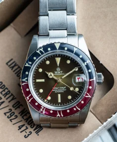 WMT Watches Panton MKII – Brown Dial Brass Bezel Aged Edition