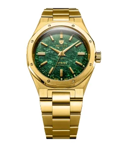 Nivada Grenchen F77 GOLD GREEN AVENTURINE MK2