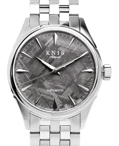 KNIS Kyoto Meteorite Made in Japan Automatic Watch Men's Silver KN001-MT