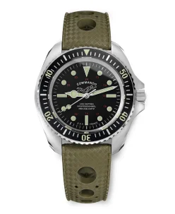 HGP Dive Watches Diver 200M Mecaquartz Commando Diving Watch