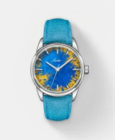 Awake Watches Son Mài Frosted Leaf « Royal Blue »