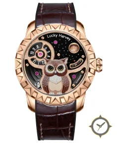 Fun Series Rose Gold Owl