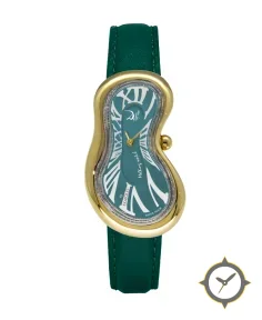 Dalì Classic Melting Watch Stainless steel 316L North Sea PVD Yellow Gold One of 329