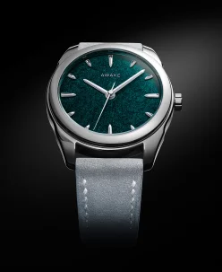 Awake Watches Son Mài – Silver Leaf “Emerald”