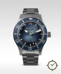 Bruvik Svalbard Arctic Fjords Stream Dial Blue