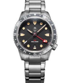 Zelos Mako 300m GMT 'Vintage Black'